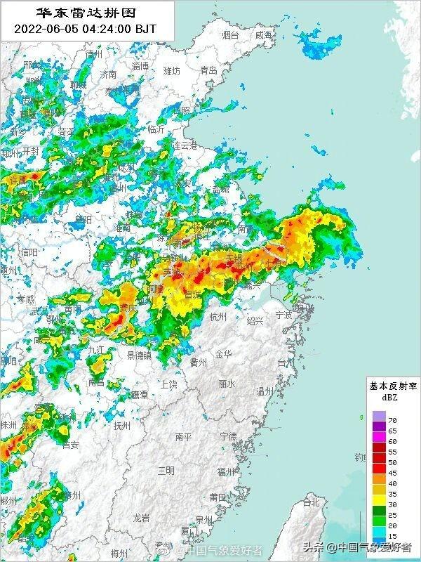 中国天气雷达图，雷达卫星地图（大范围雷电席卷我国）