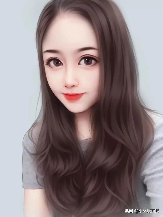 女生漫头，微信头像，女生漫头（女生手绘漫画微信头像）