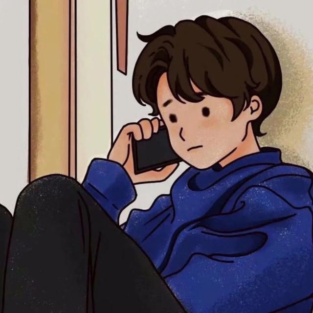 情头漫画 情侣，情侣头像丨一对两张漫画情头微信（插画风漫画风情侣头像）