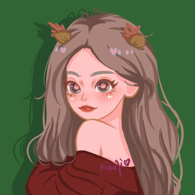 可爱卡通图片女孩甜美，啊啦 可爱卡通图片女生微信（超可爱的手绘女生头像）