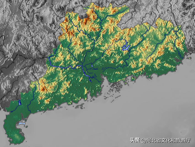 东北地图高清版大图，东三省地图（中国34省区市三维地形图来了）