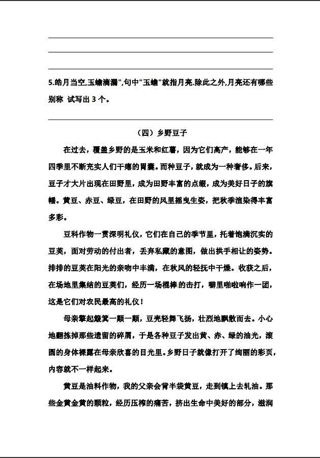 六年级语文阅读，六年级语文阅读方法有哪些（语文专项课外阅读理解题）