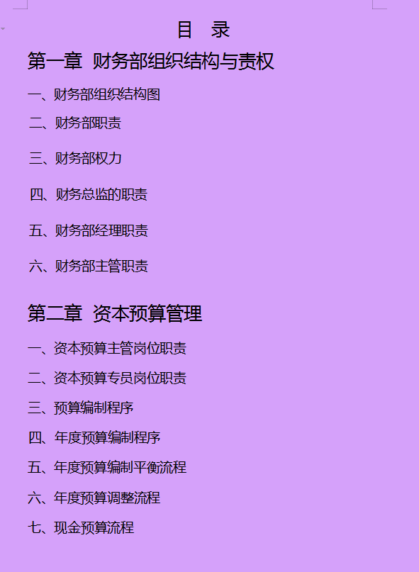 财务总监工作内容（年薪50万的财务总监熬了7天编制的财务管理制度附带流程图）