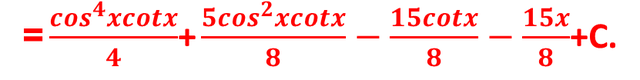 1/sinx的不定积分，y=sinx的1-6次方的不定积分（但很多人只知道它的递推形式）