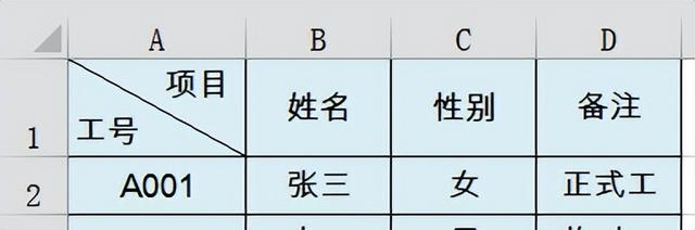 excel表头，如何制作excel自带表头（斜线表头，看完不愁）