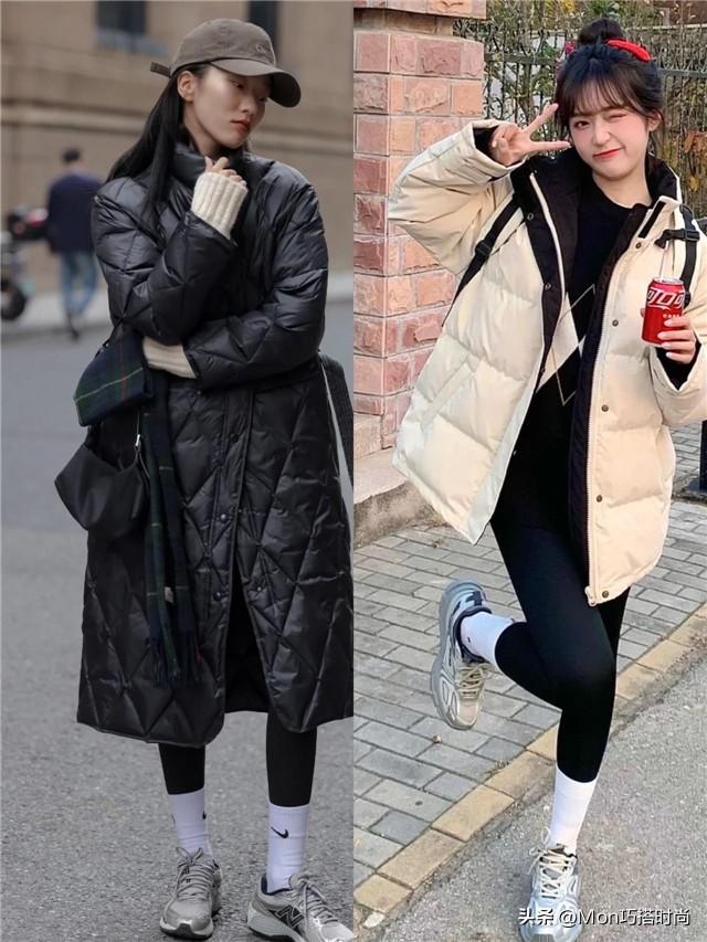老爹鞋搭配什么裤子穿好看，老爹鞋穿什么裤子好看（“羽绒服+鲨鱼裤+老爹鞋”=今年最火的穿搭）