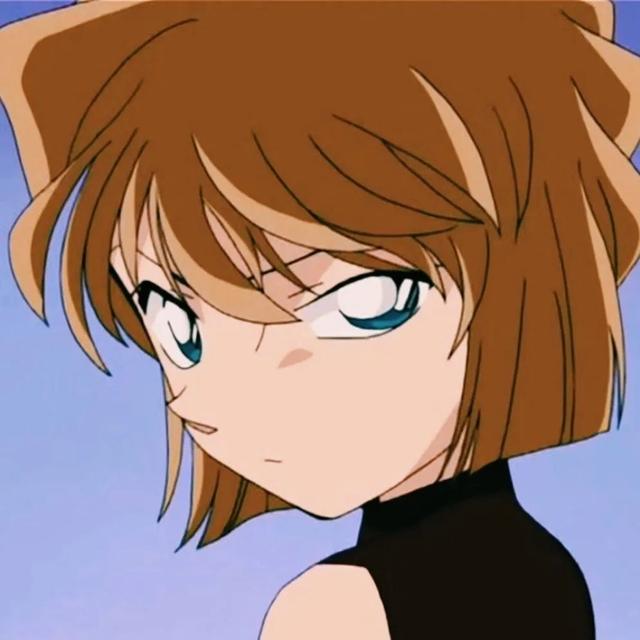 名侦探柯南里面的小哀头像，100张灰原哀头像合集