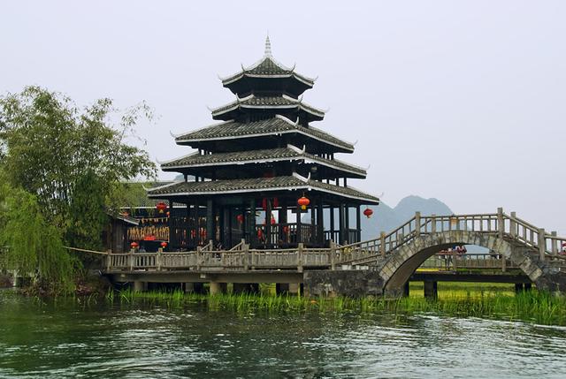 阳朔世外桃源景区，广西旅游-阳朔3世外桃源景区