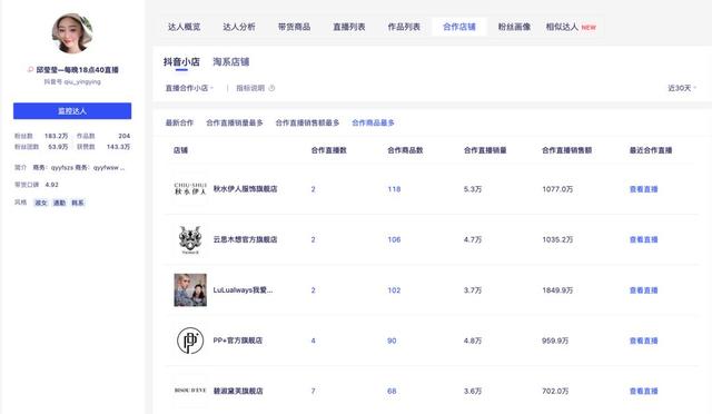 抖音邱莹莹直播带货质量怎么样，抖音带货主播邱莹莹？