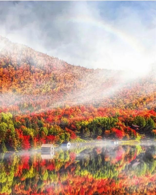 秋天是一个什么样的季节，秋天是一个什么样的季节写一段话（分享绝美秋色：叠翠流金）