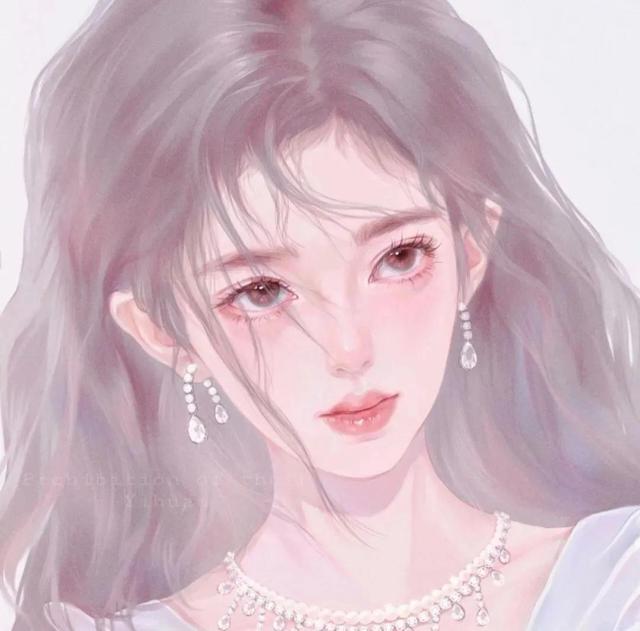 手绘卡通头像女，动漫女生手绘头像（个性女动漫手绘微信头像）