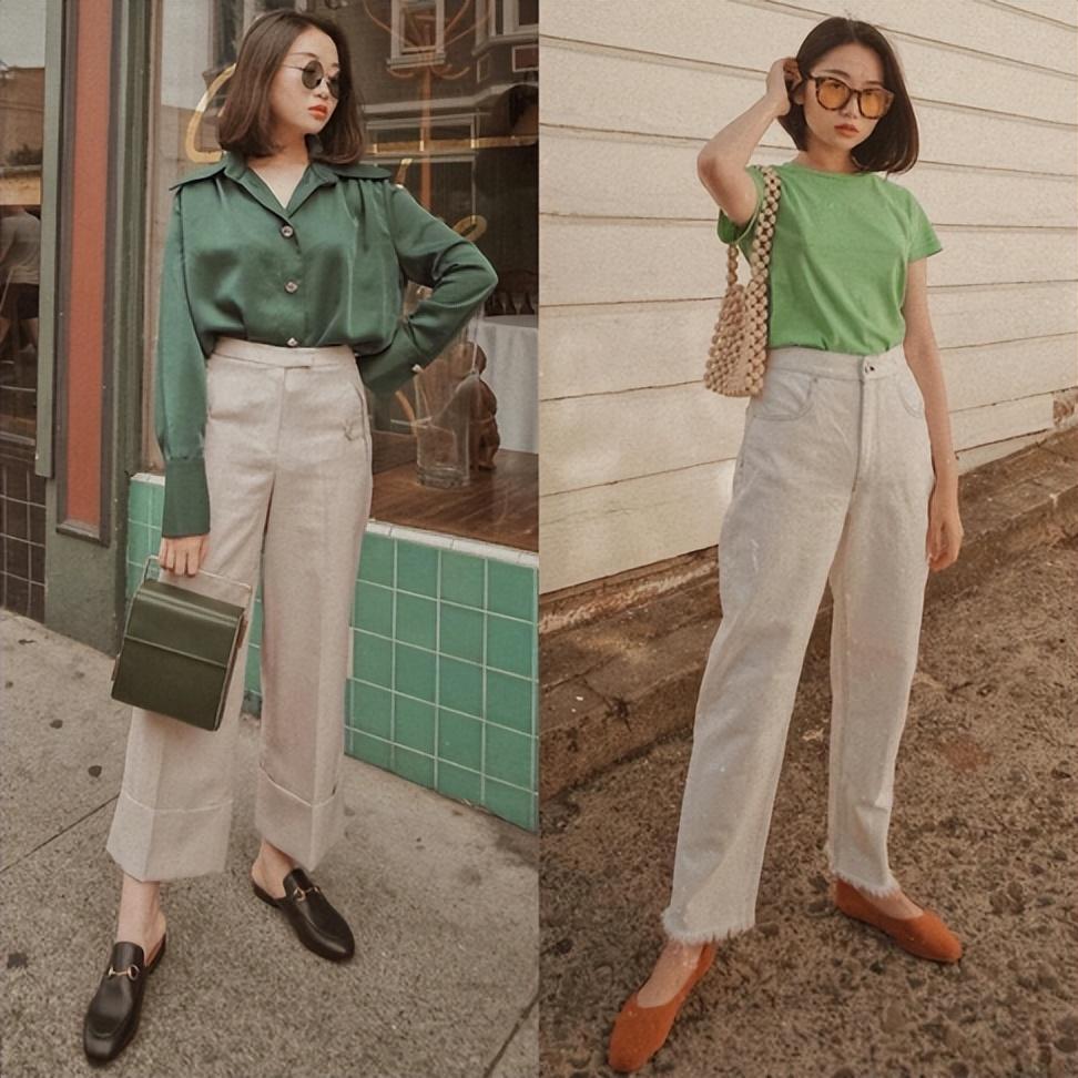 小个子适合穿什么款式的裤子，矮个子适合穿什么裤子显高（这位博主的搭配值得学，很显高）