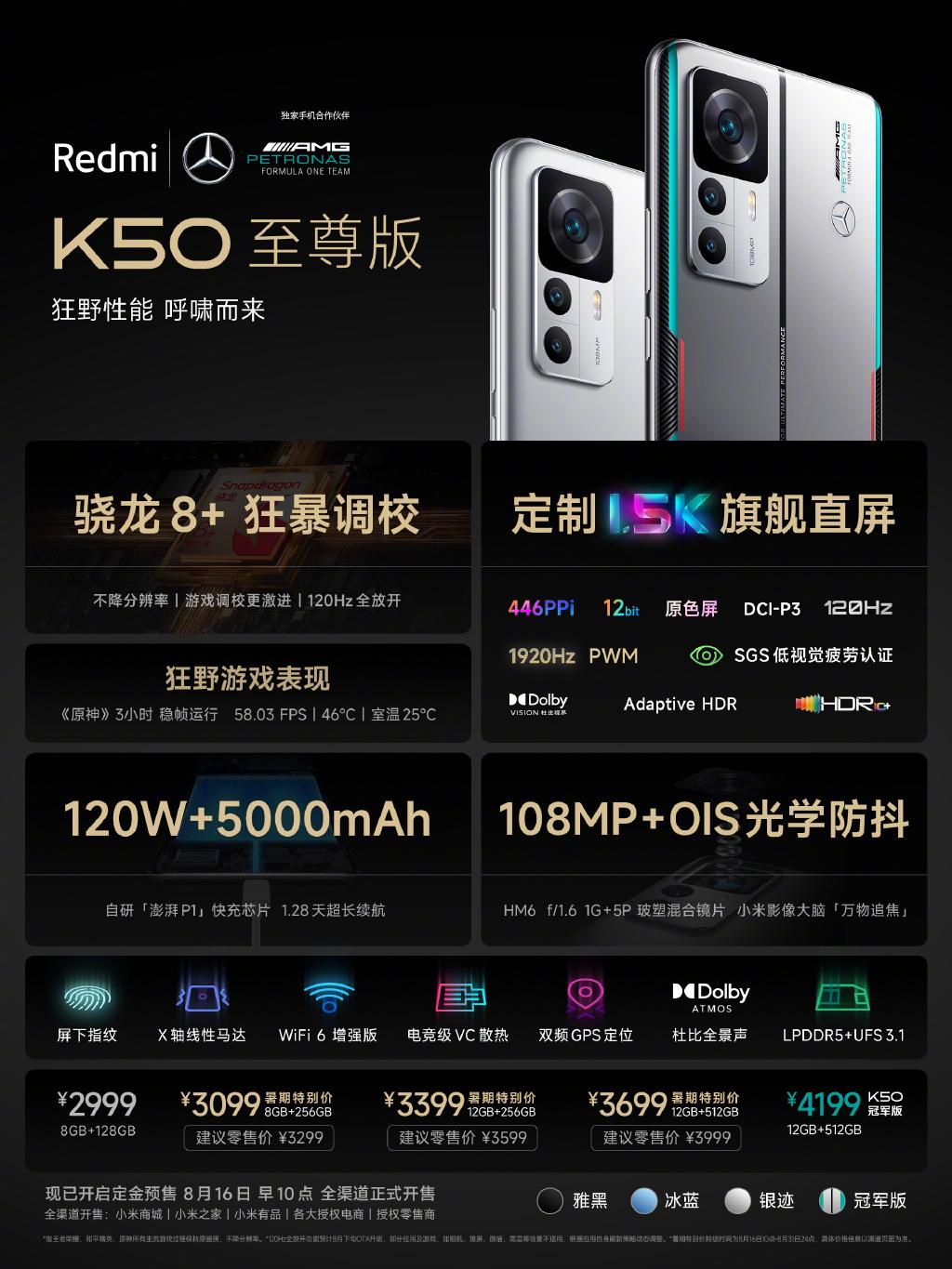 红米k50上市时间和价格（红米k50上市时间最新消息）