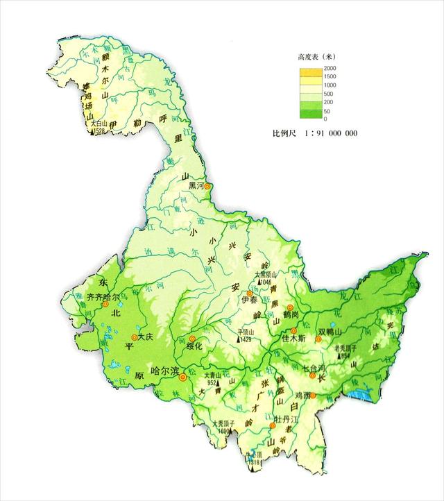 河北地图全图高清版大图，河北省卫星地图高清版大图最新版（漂亮简洁的中国各省区地形地势高清地图）