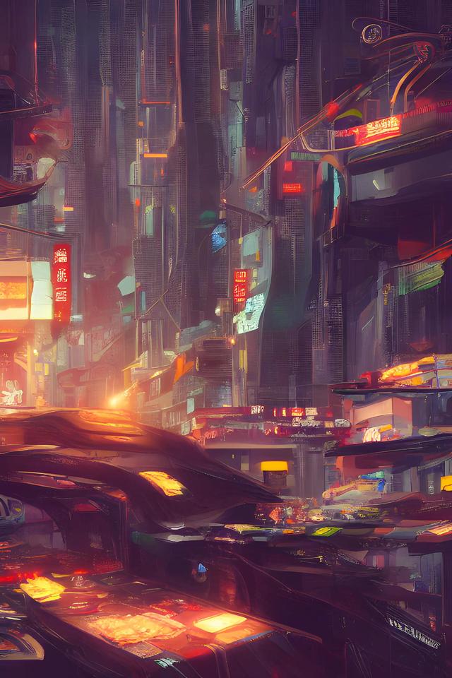 未来世界儿童画，未来世界的儿童画怎么画（看Ai绘画寻找灵感《未来广东》）
