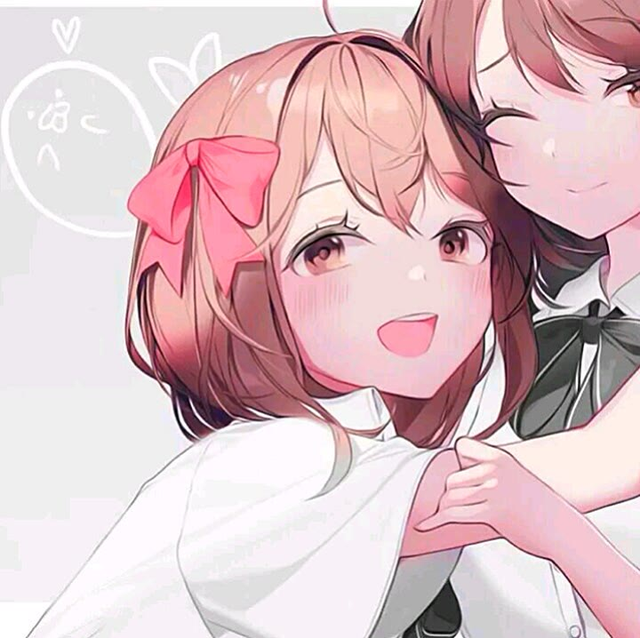 超可爱动漫情头/女，微信头像，超可爱动漫情头/女（百合倾向的动漫闺头，女女情头）