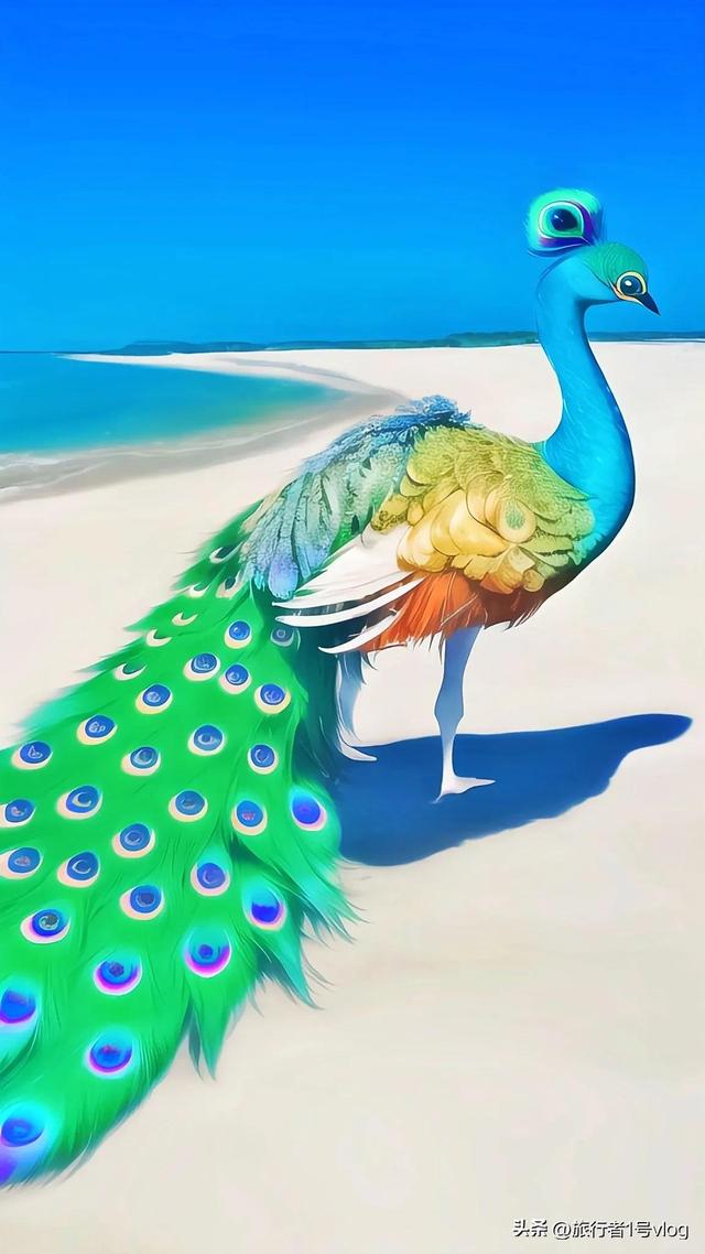 世界上最美的孔雀,世界上最美的孔雀开屏的图片(仿佛就像模特秀一样的