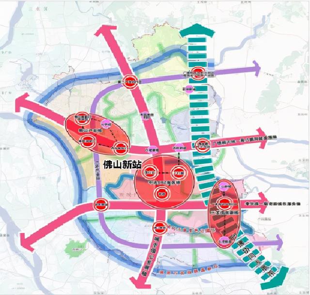 佛山地铁图高清全图，佛山市11条地铁线路图（乐从、大沥都有机会）