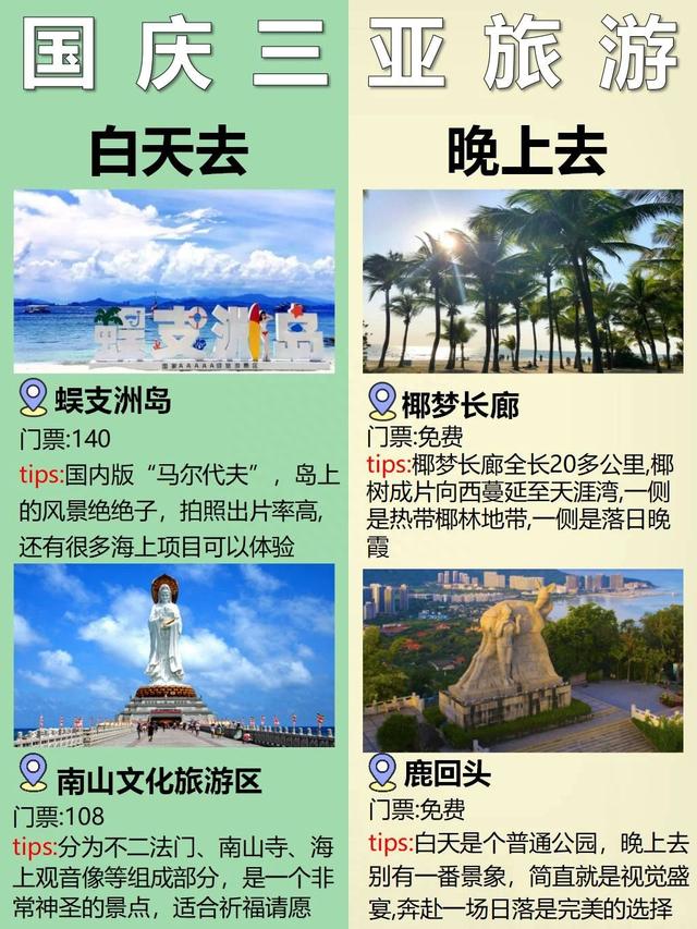 最新三亚超全旅行攻略，带父母孩子假期畅玩