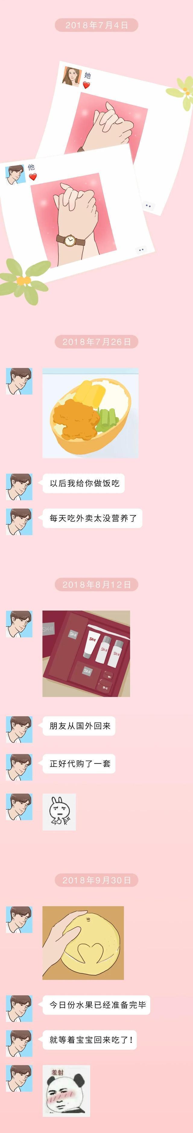 男女谈恋爱微信聊天记录，男追女微信聊天记录（一组从恋爱到分手的情侣聊天记录）