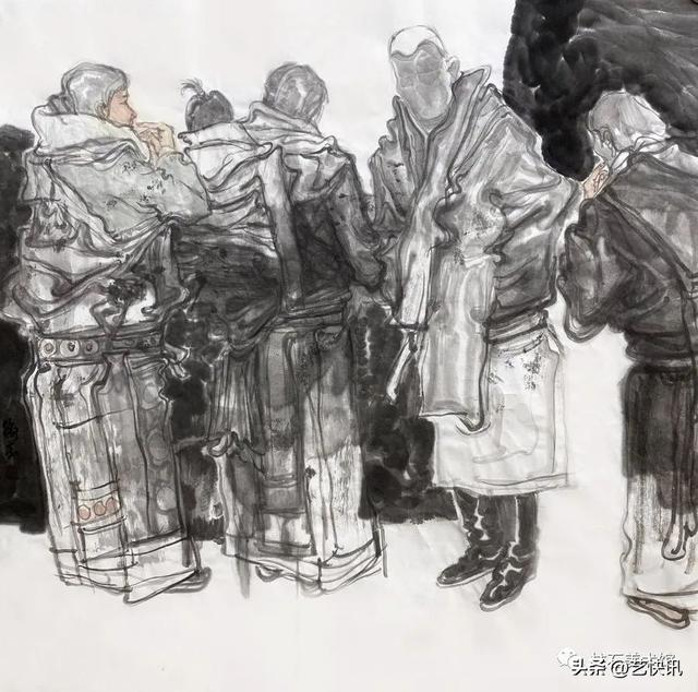 国画大写意人物画欣赏，写意人物画 ， 巫卫东