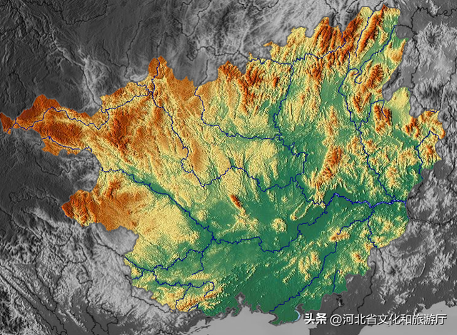 东北地图高清版大图，东三省地图（中国34省区市三维地形图来了）