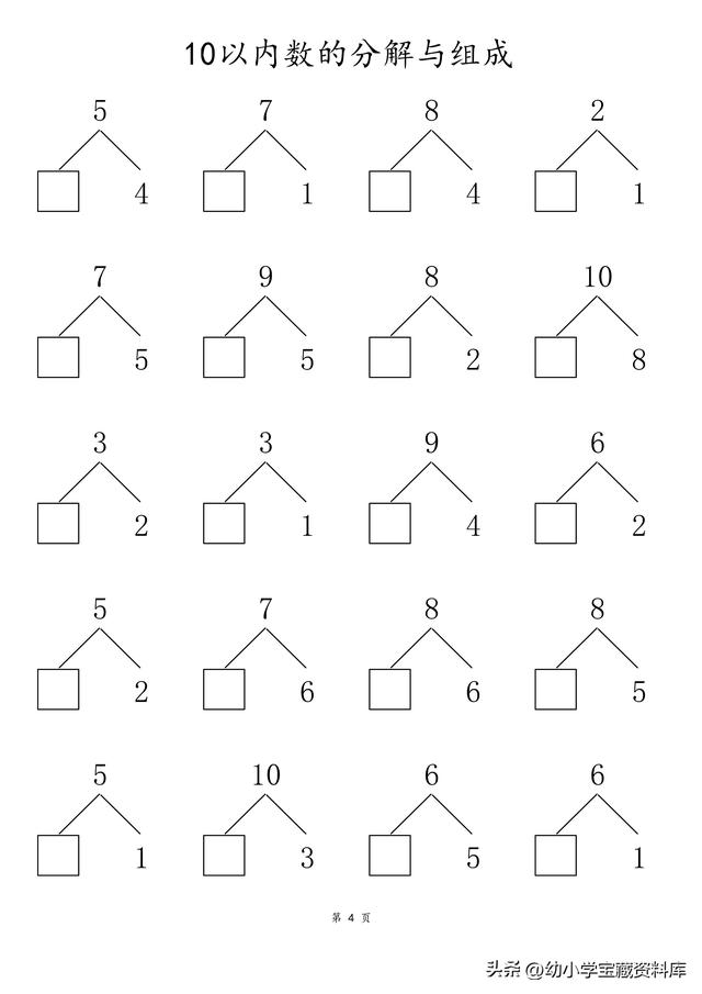 数的分成怎么教，十以内加减法怎么教孩子容易懂（10以内数的分解与组成）