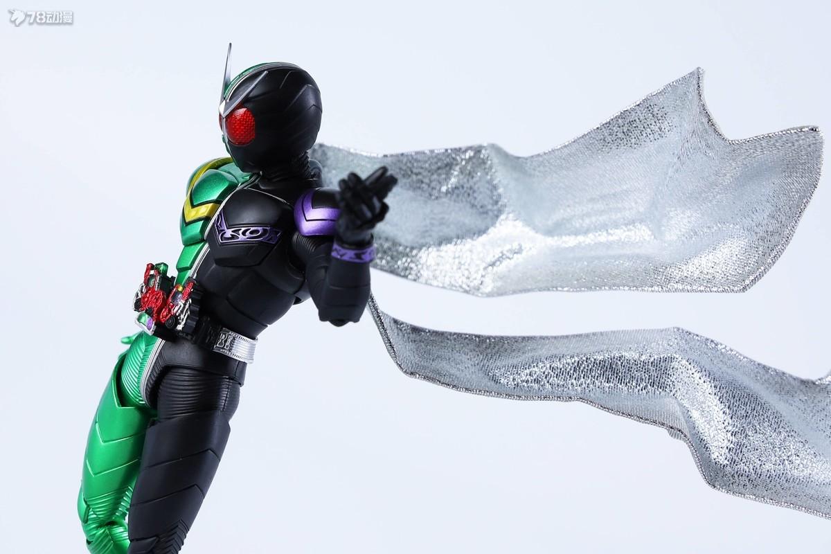 78官测:shf 真骨雕 假面骑士w 疾风王牌形态(风都侦探动画化纪念版)