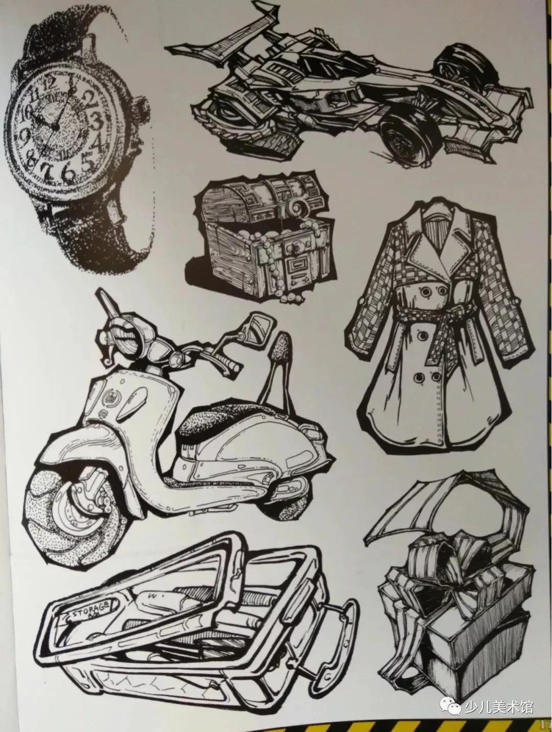 二次元人物简笔画(画动漫人物全身教程)