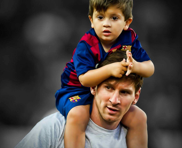 梅西个人资料，9岁起只爱一个女人