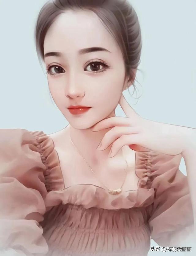 如何画出一幅小清新女生图画。，如何画出一幅小清新女生图画视频（精致清新女生手绘头像）