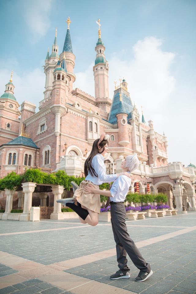 巴卫奈奈生情侣头像，元气少女缘结神巴卫奈奈生情头微信（《元气少女缘结神》巴卫×桃园奈奈生cosplay）