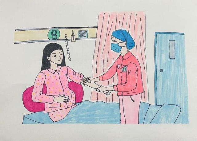 爱护眼睛绘画图片，保护眼睛的儿童画怎么画（手绘致敬白衣天使）