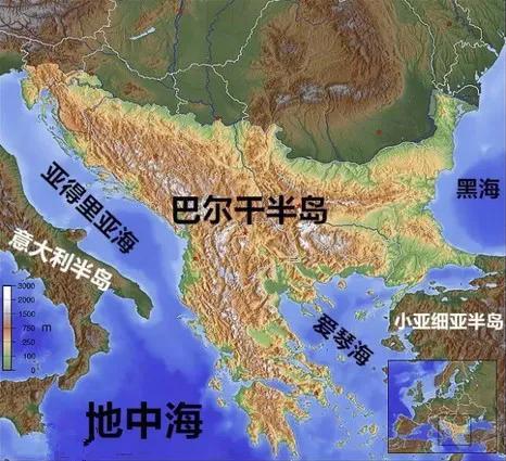 巴尔干半岛有哪些国家，巴尔干半岛有哪些国家地图（5分钟了解巴尔干半岛）