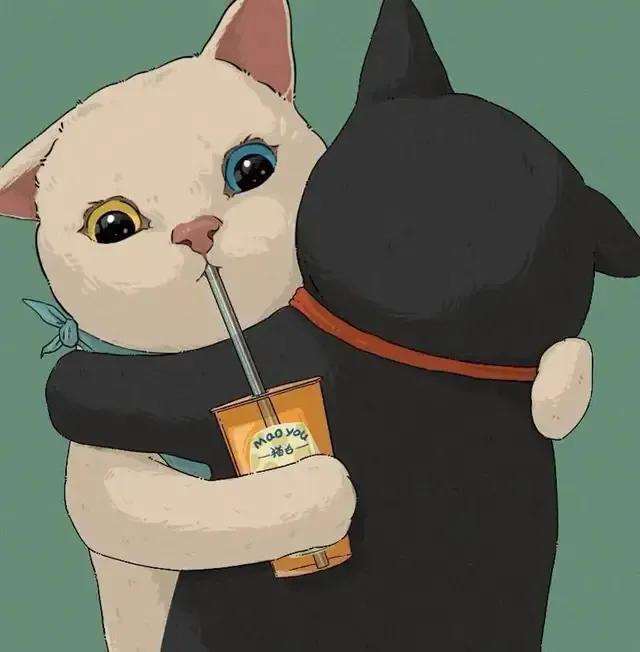 清新的情侣头像，甜蜜可爱小清新情侣头像微信（喜欢陪你疯陪你闹）