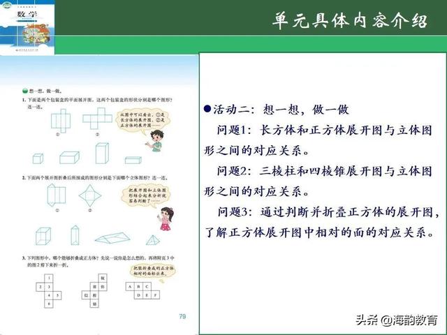 下的小学数学教材解读，“结构化视角”（海韵教育丨北师大版小学数学五年级）