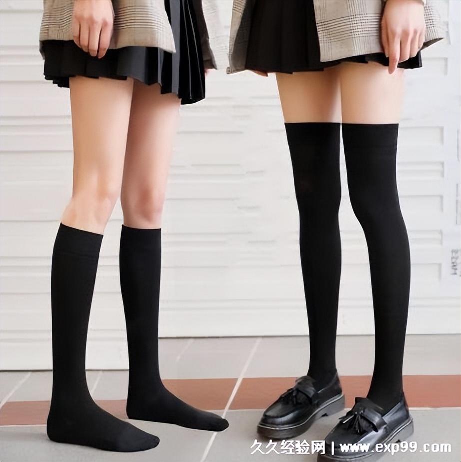 jk裙子配不同袜子的风格