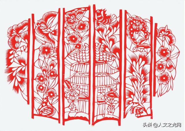 中国彩色剪纸艺术介绍，彩色剪纸的三种类型（非遗知多少丨剪纸）