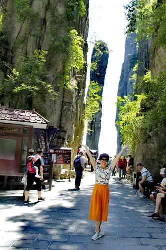 湖北恩施大峡谷美丽风景摄影图片，欣赏