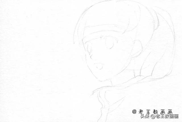 画漫画人物女生，动漫人物怎么画详细教程女生（教你画一个可爱的小女孩）