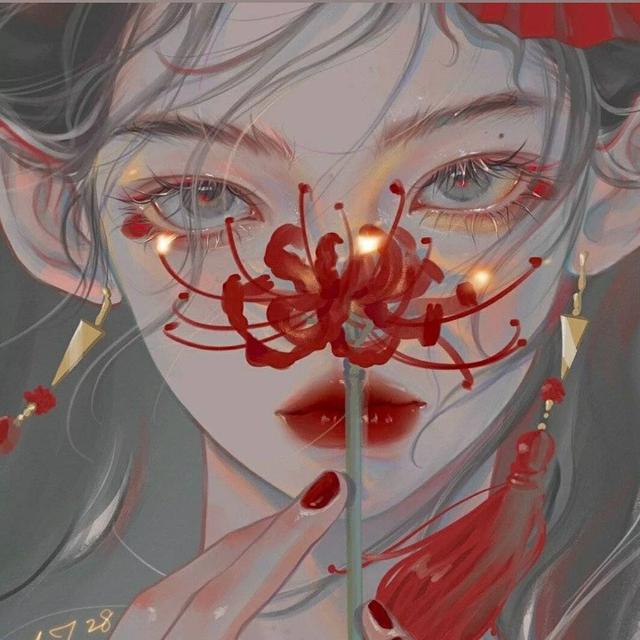 红衣女生真人古风头像 亦惜醉红颜微信，红衣女生真人古风头像 亦惜醉红颜（古风女生头像<红衣胜火>）