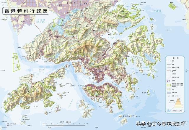 香港有什么市，香港区域划分图（香港特别行政区地图）