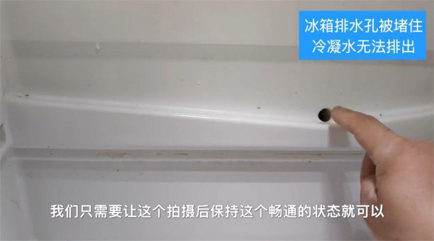冰箱排水口在哪(冰箱排水孔位置)