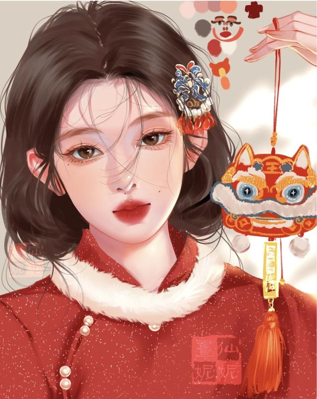 女生图片，女生图片动漫霸气（一组超仙超有气质的手绘女生头像）