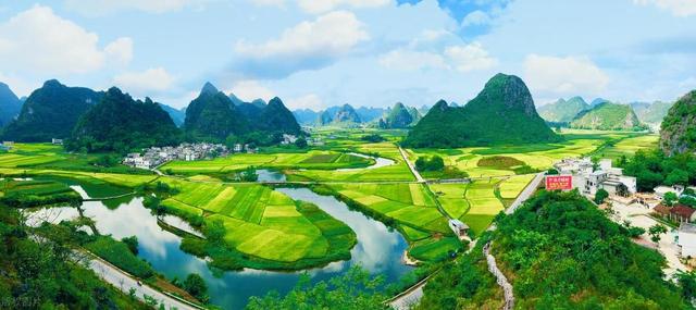 广西最好的山水田园，广西7处山水田园风光