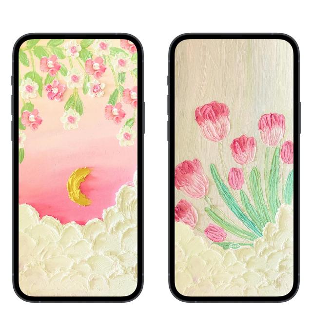 好好看的油彩画  背景图，画一幅油彩画（原图壁纸，高清油彩画）