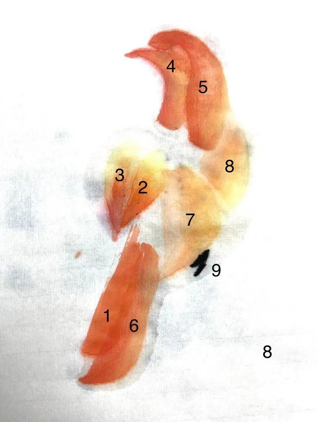 简单的鸟怎么画，如何画简易的小鸟（画家刘华：鸟的画法）