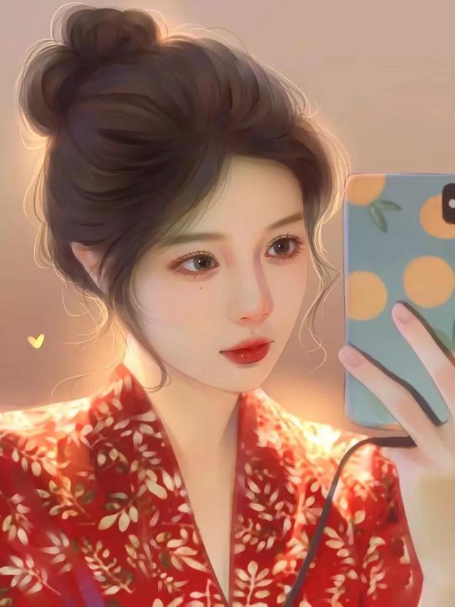 超好看的真人头像女生 我爱你，没有什么目的，只是爱你，好看的真人头像女可爱微信（真人手绘女生头像）