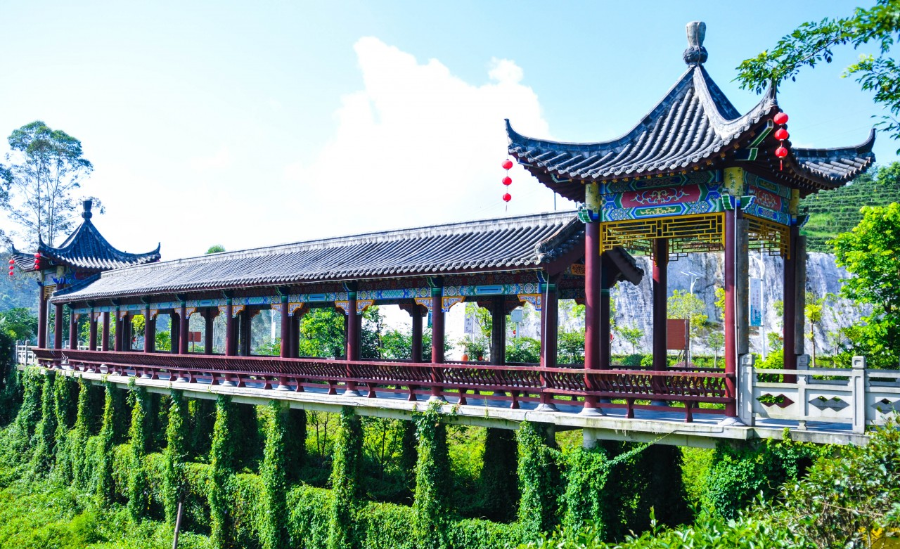 苍梧县六堡镇"茶船古道"起点