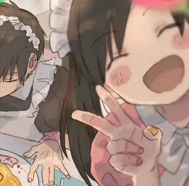 情侣图片一对两张，情侣图片一对两张一套（情侣头像一对两张，超可爱）